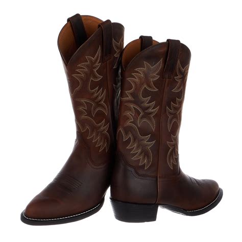 ariat heritage r toe western boot|ariat men's heritage western boots.